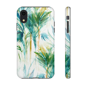 Watercolor Tropical Trees - Protective Phone Case