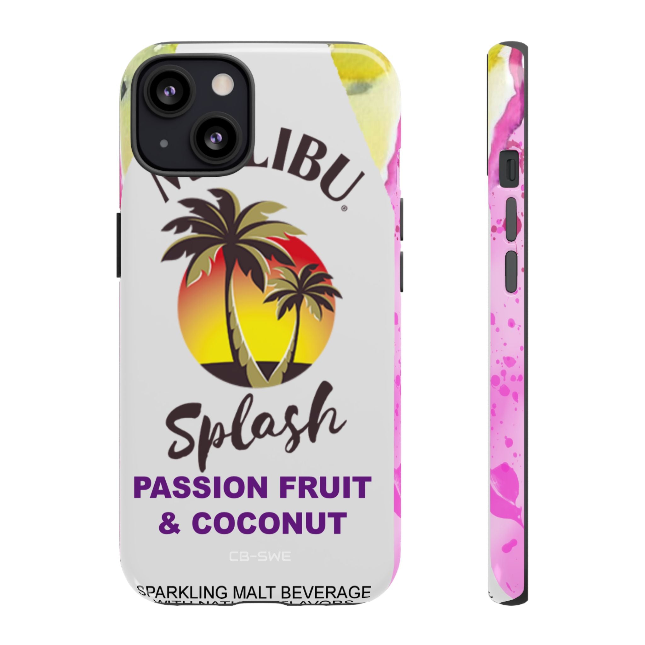 Tropical Sunset Splash - iPhone Case