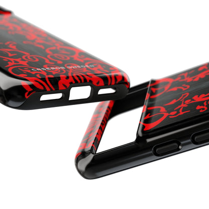 Gothic Crimson Symmetry Google Pixel 8 - Tough Phone Case