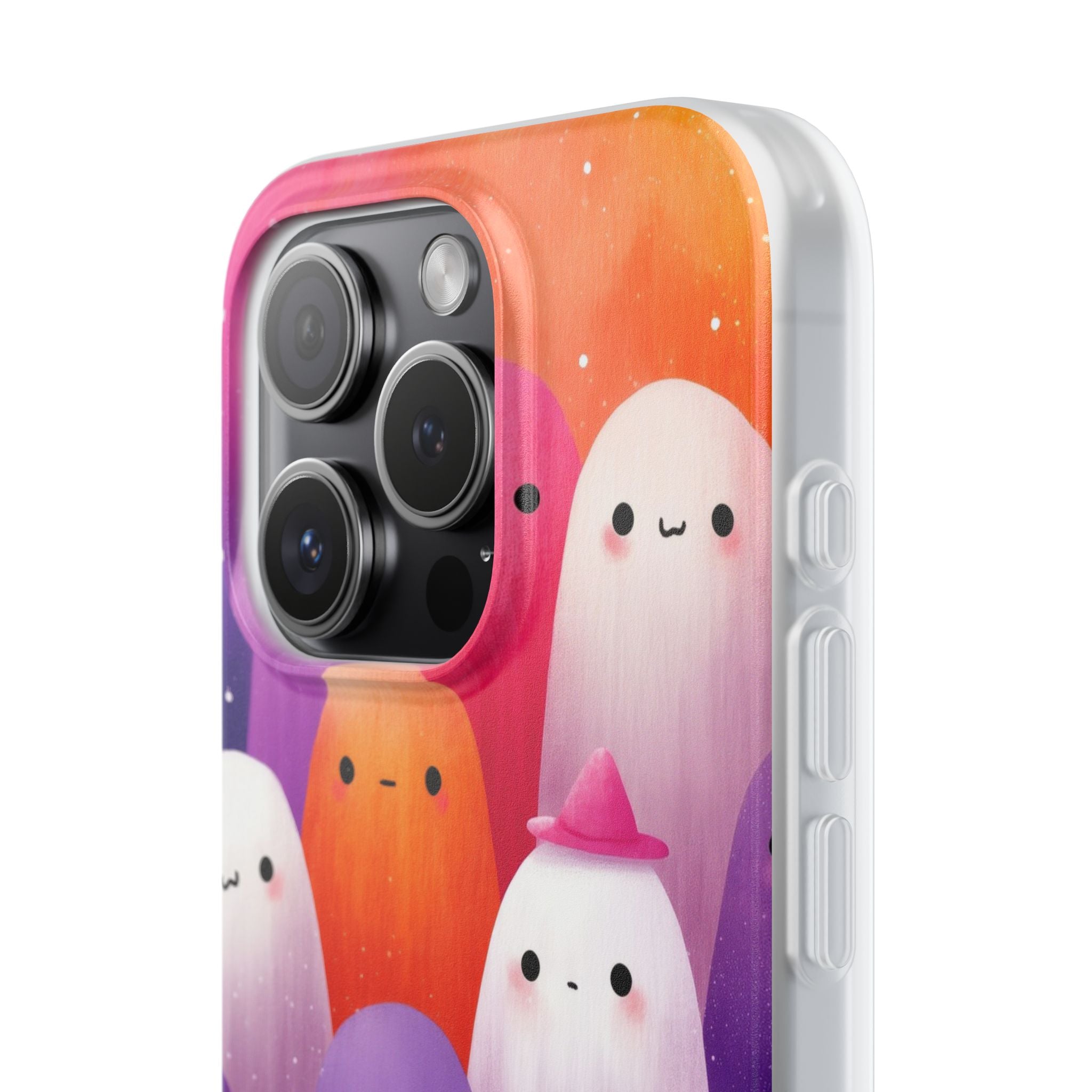 Ghostly Glow iPhone 15 Pro Case - Soft