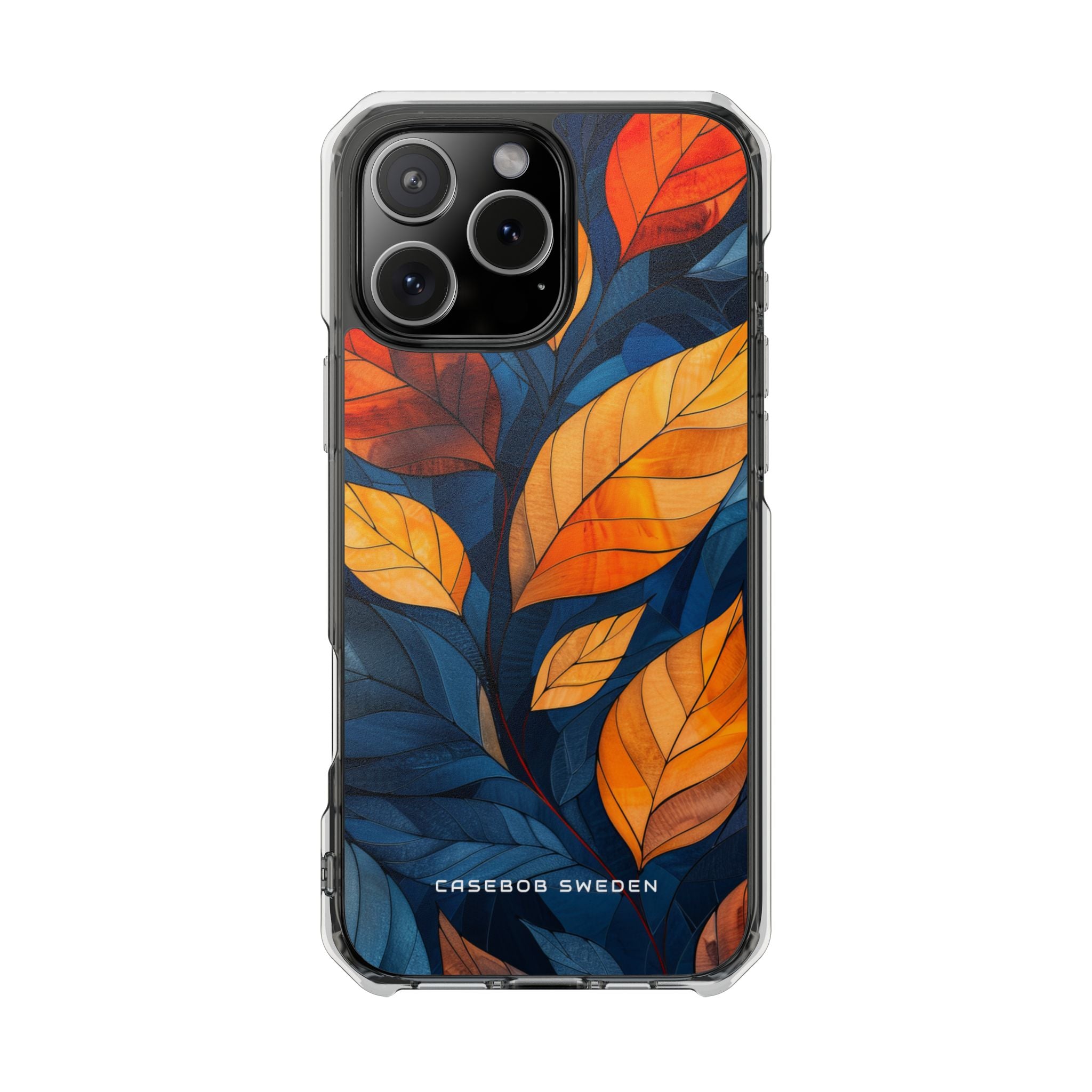 Stained Glass Blossoms iPhone 16 - Clear Impact Phone Case