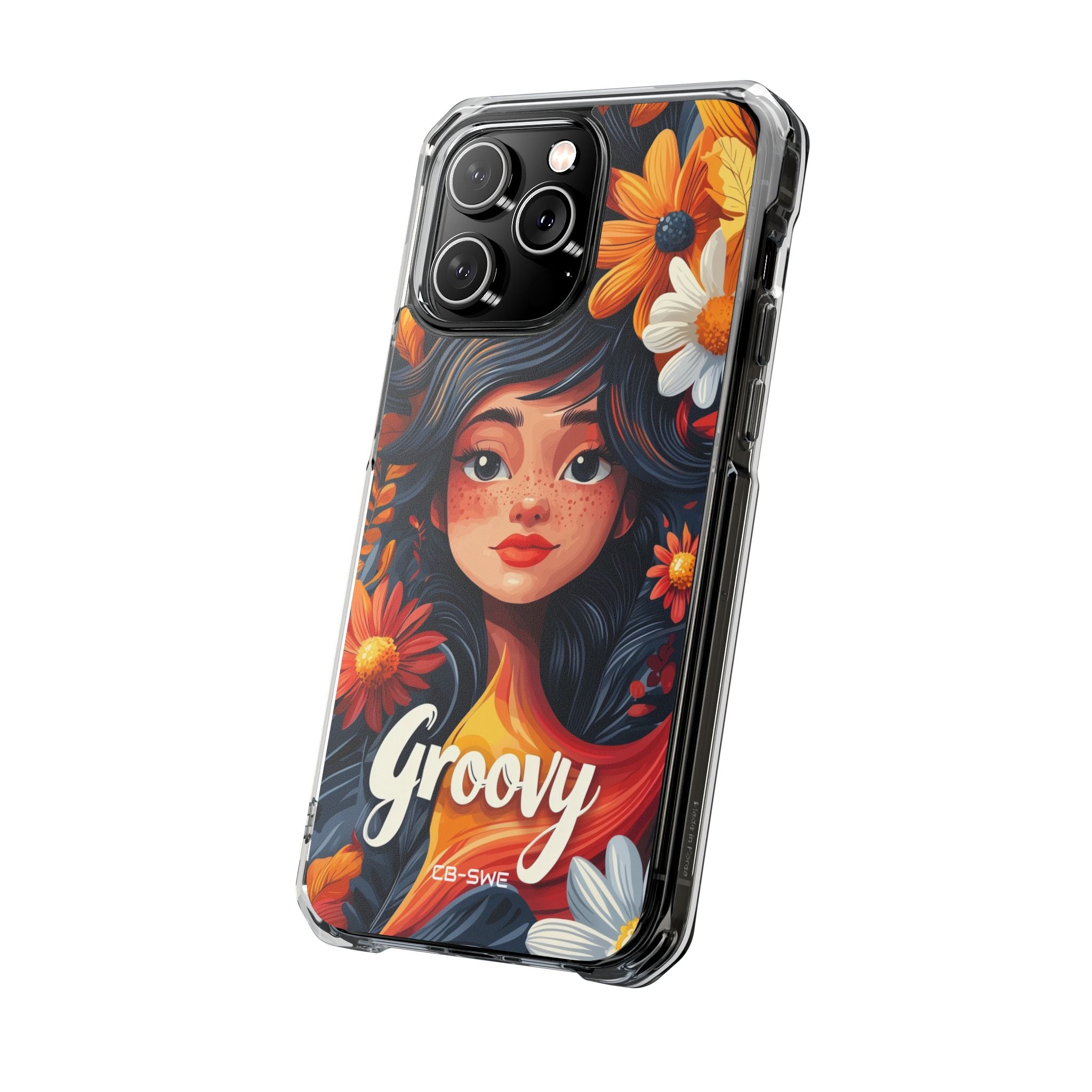 Floral Girl Smiles iPhone Case - Impact