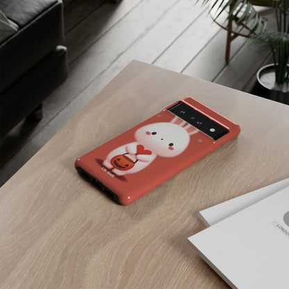 Bunny Holds Heart - Google Pixel Case