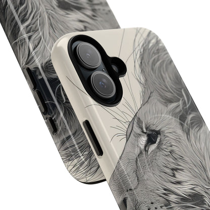 Majestic Lion Profile iPhone 16 - Tough+