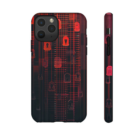 Encryption Aura: Security Gradient - Protective Phone Case