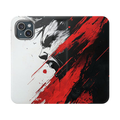 Shouting Profile - iPhone 15 Case - Wallet