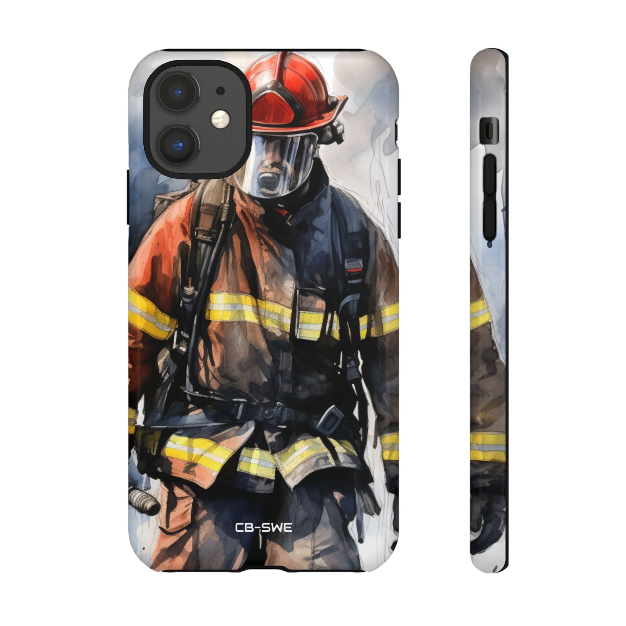Firefighter In Motion - iPhone Case