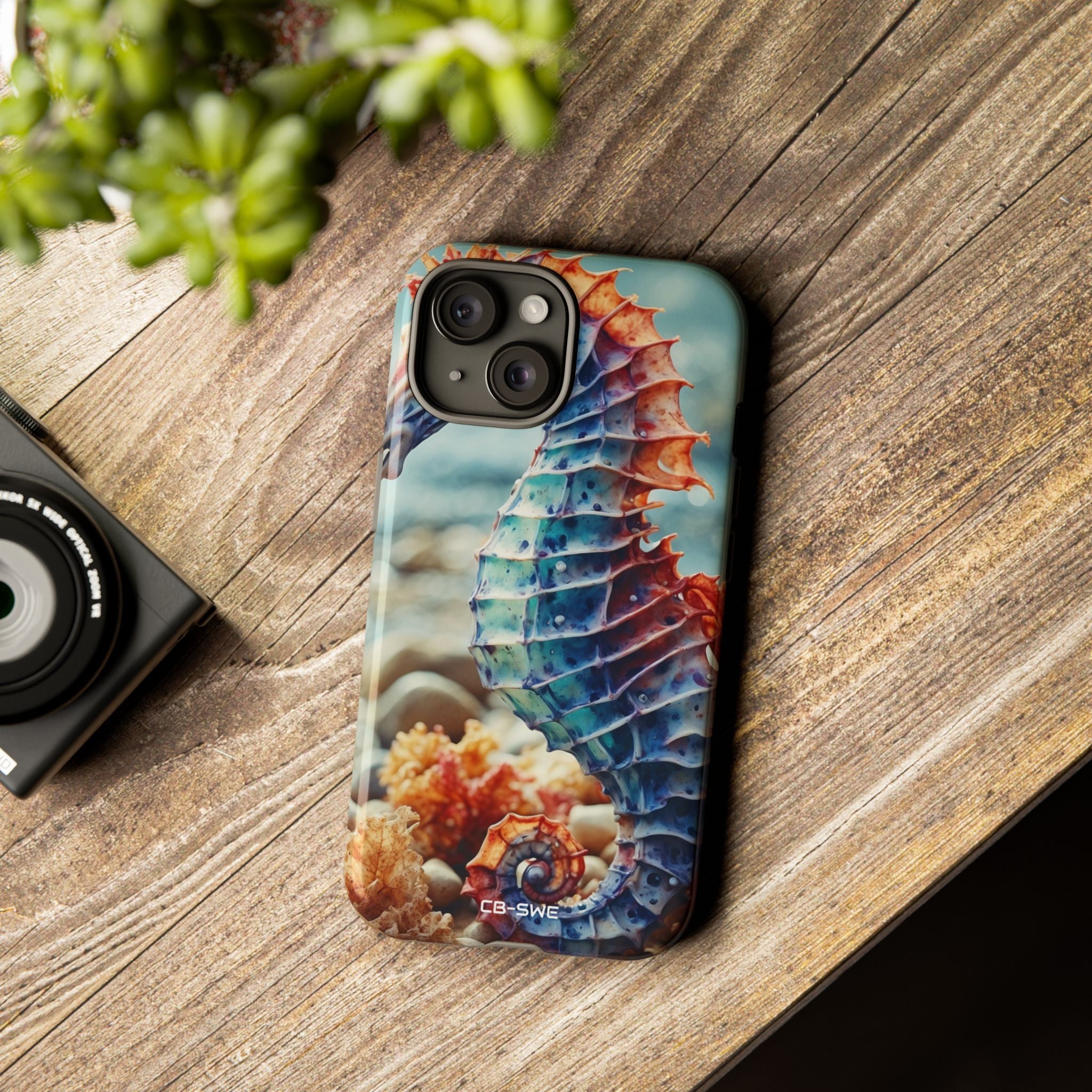 Seahorse Dances Freely - iPhone Case