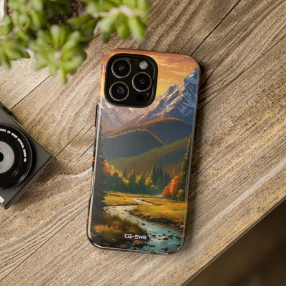 Mountain Reflections Glimmer - iPhone Case