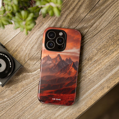Mountain Peaks Glowing - iPhone Case