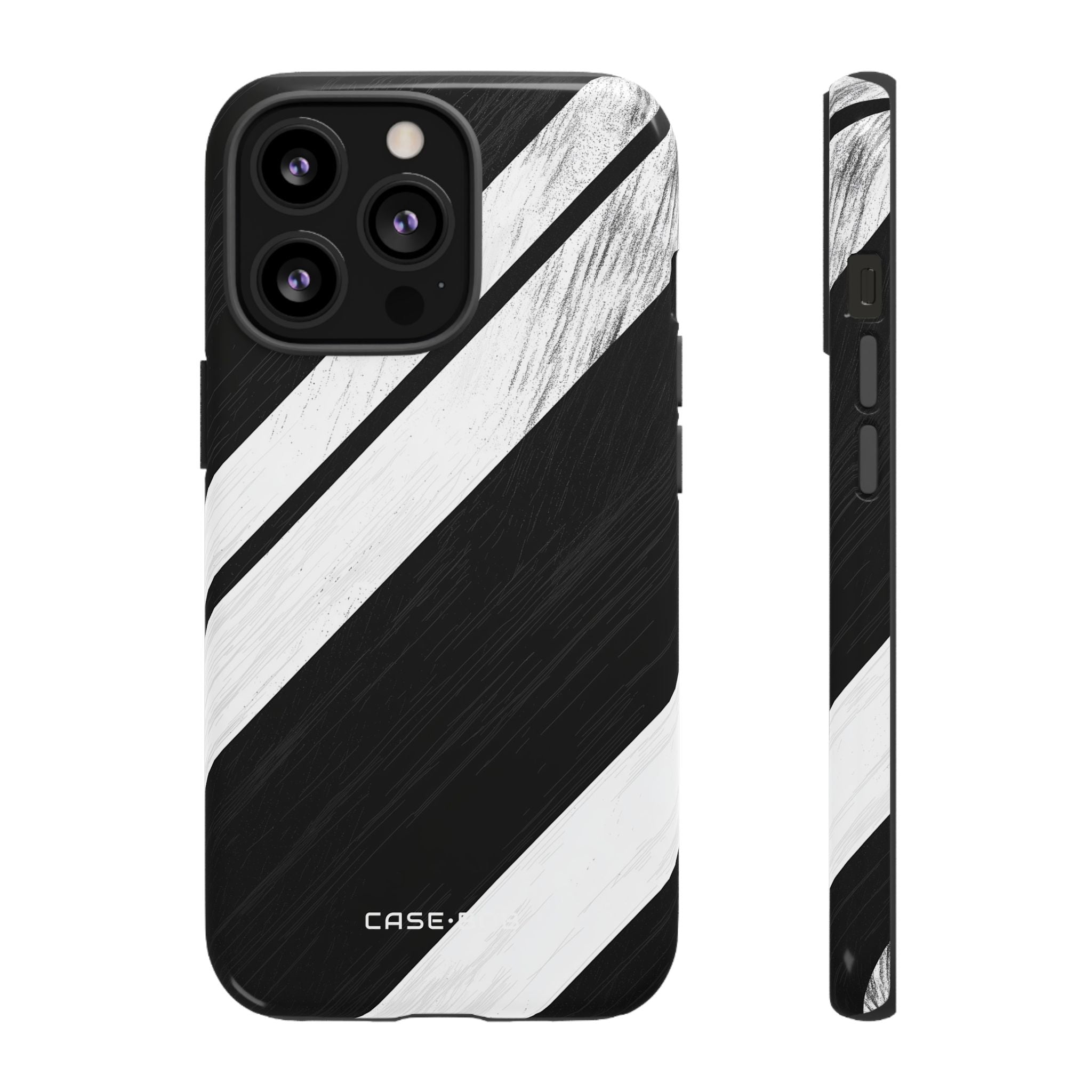 Distressed Stripe Motion iPhone 13 Pro Case - Tough