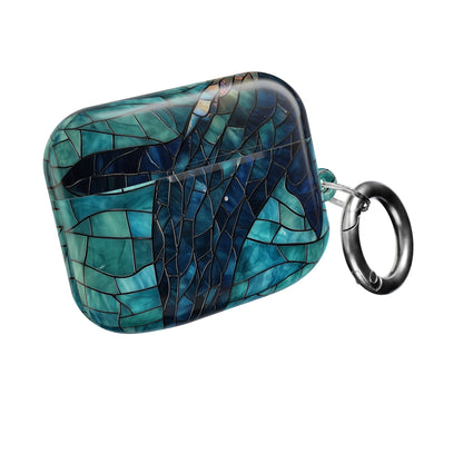 Blue Whale Mosaic - AirPods Case