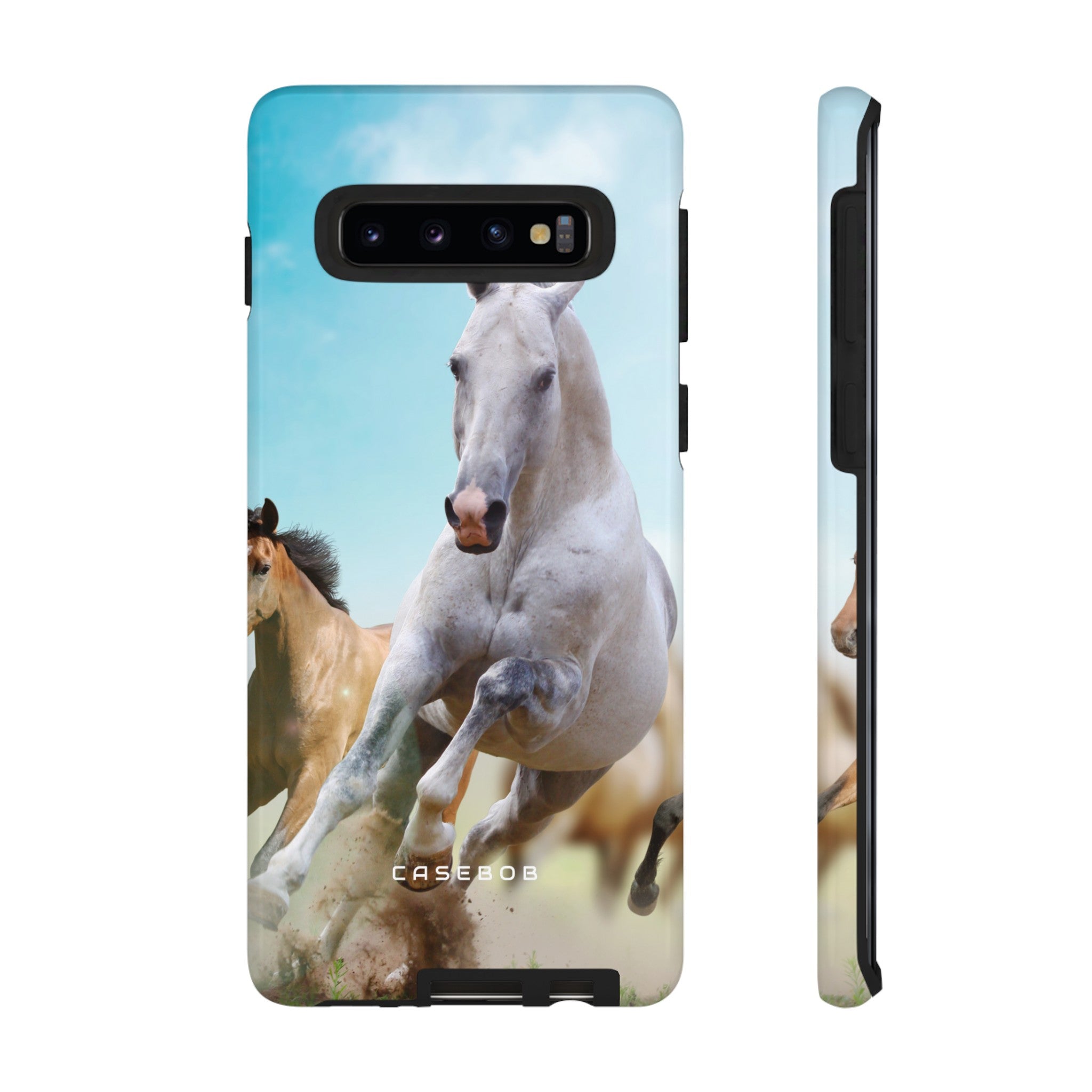 Blue Sky Horses - Protective Phone Case