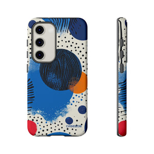 Blue Tranquil Geometry - Protective Phone Case