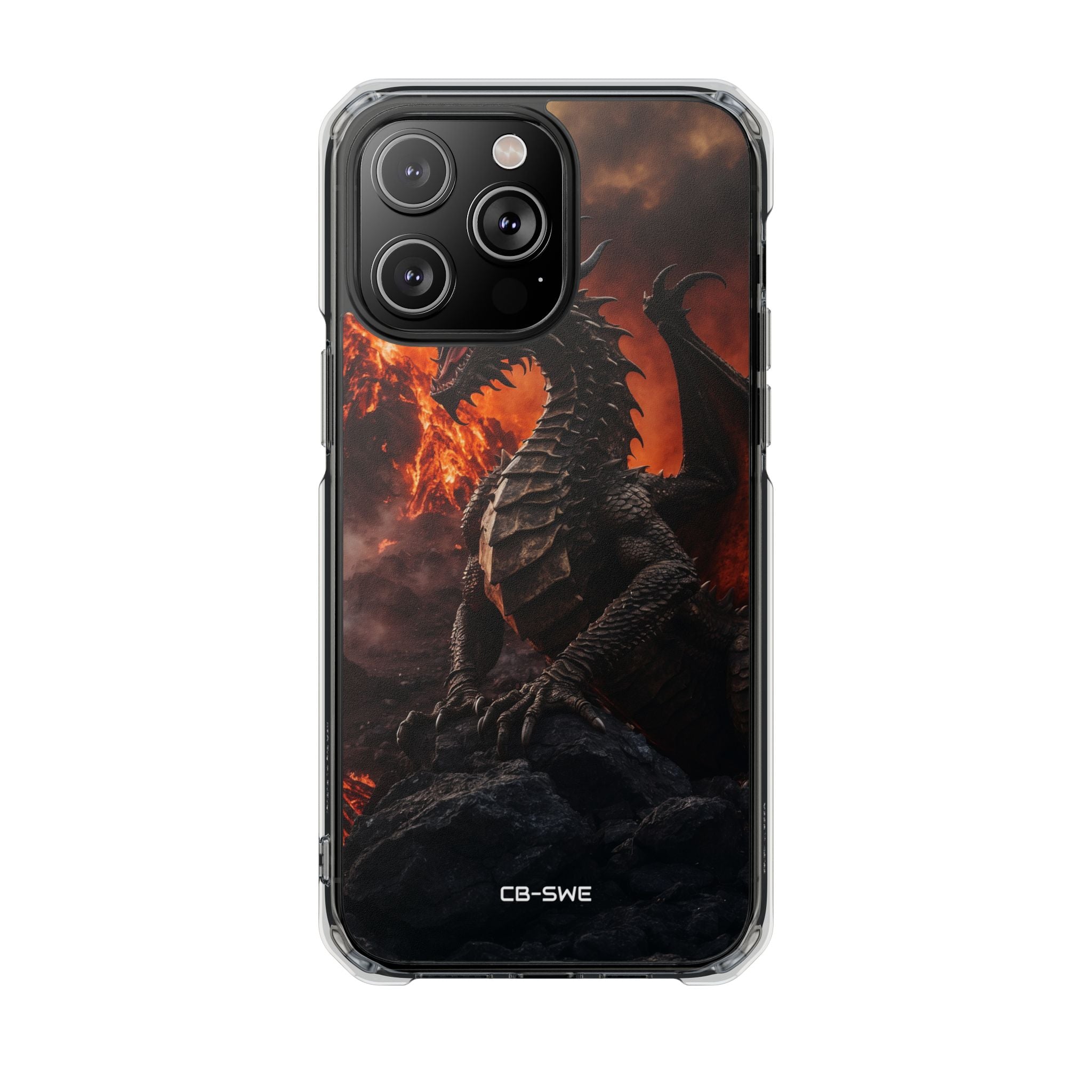Fiery Dragon Soars iPhone Case - Impact