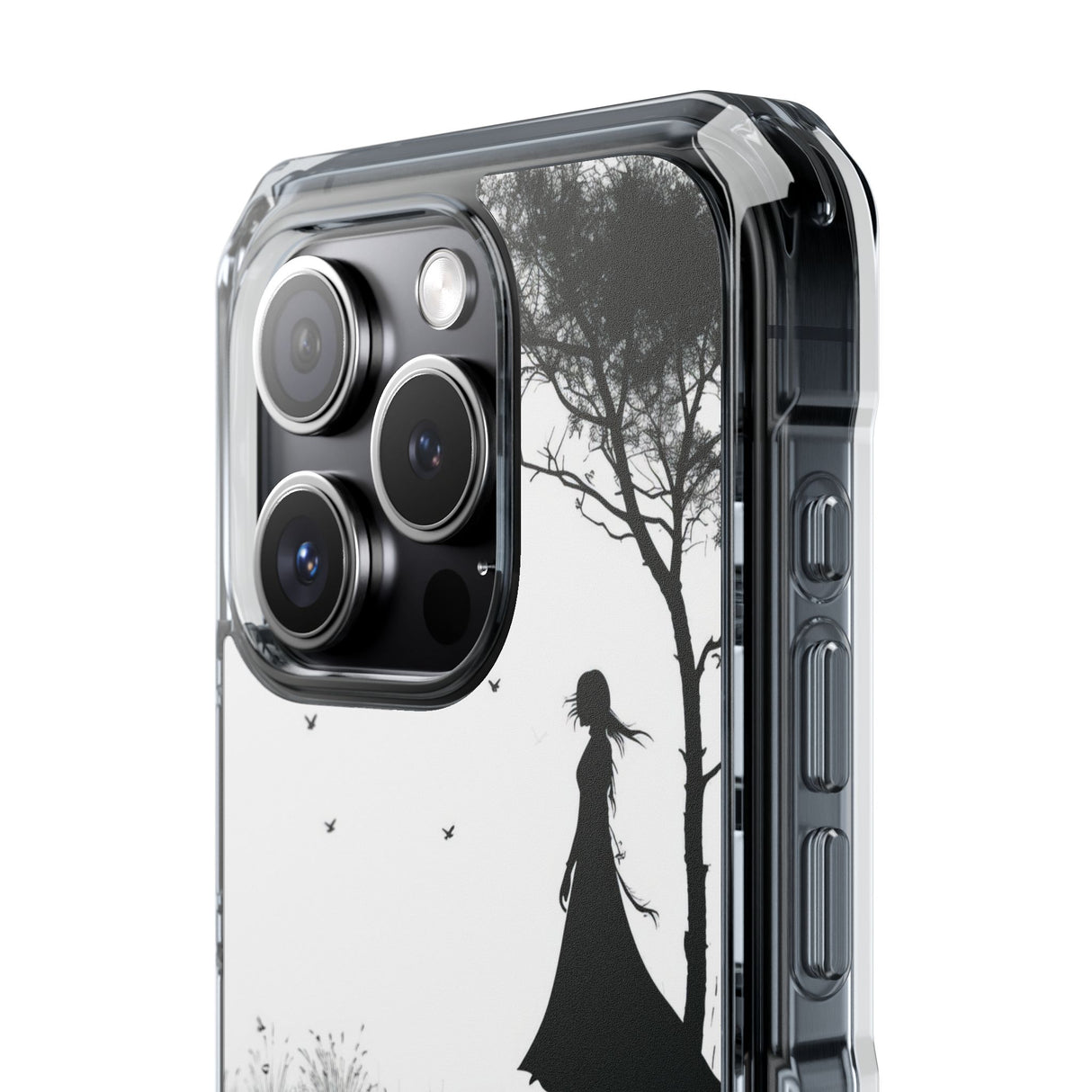 Solitary Serenity - Phone Case for iPhone (Clear Impact - Magnetic)