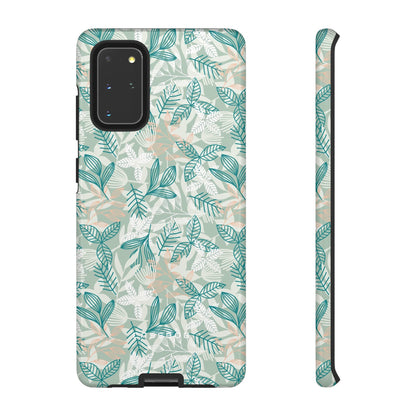 Light Green Leaf - Protective Phone Case