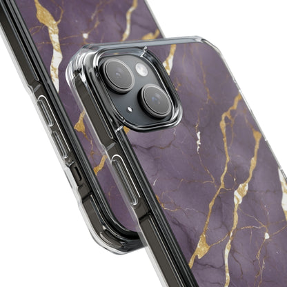 Golden Veins Flowing iPhone Case - Impact