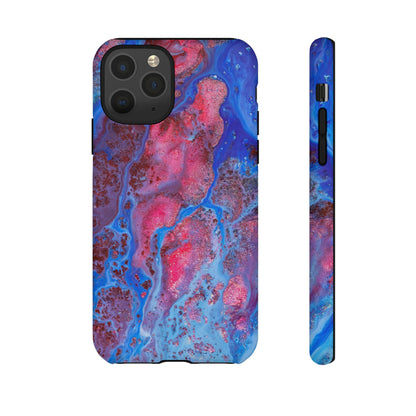 Red Mountain Ink Art iPhone Case (Protective) iPhone 11 Pro Matte Phone Case