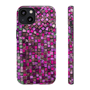 Purple Mosaic - Protective Phone Case