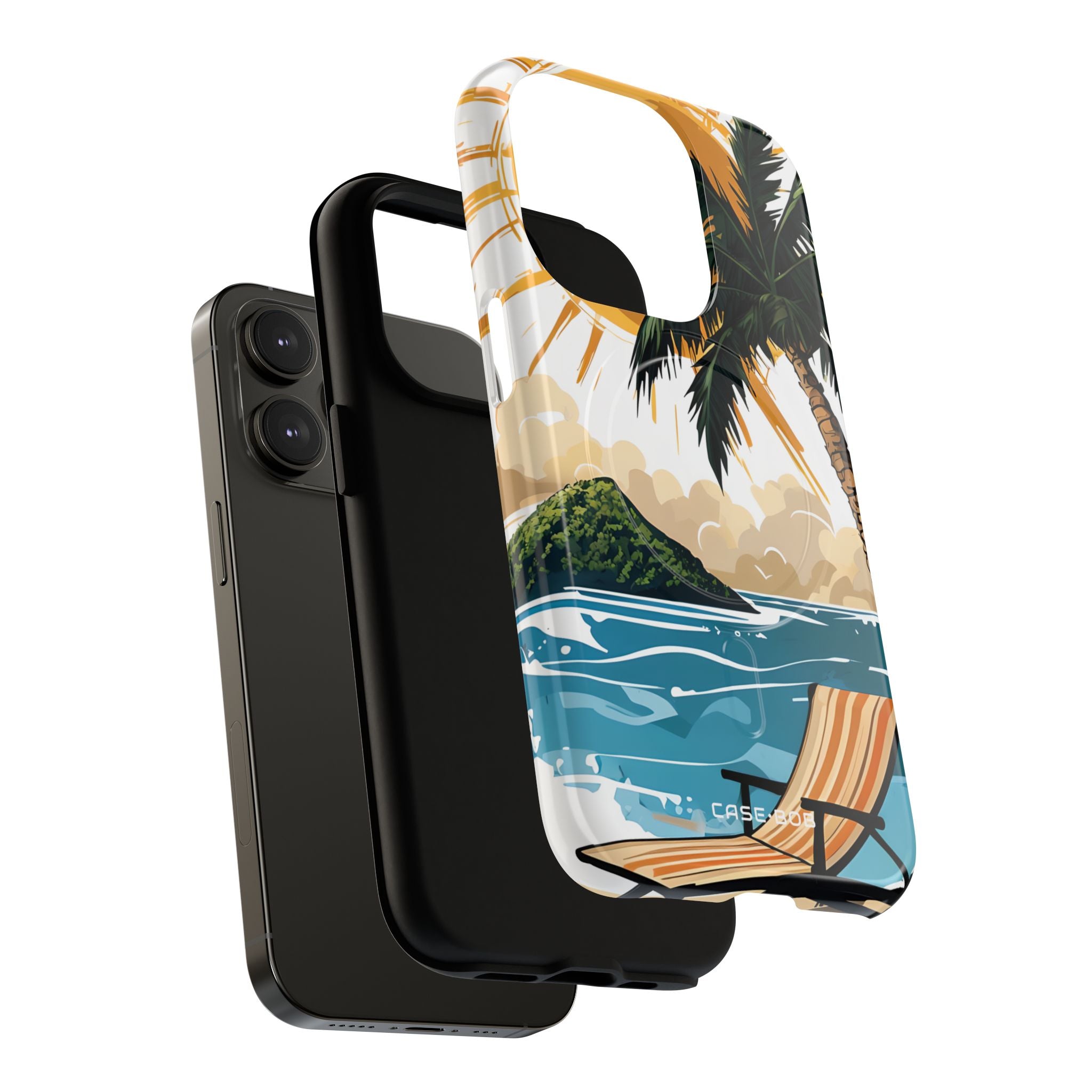 Sunny Palm Breeze iPhone 14 Pro Case - Tough+