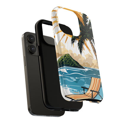 Sunny Palm Breeze iPhone 14 Pro Case - Tough+
