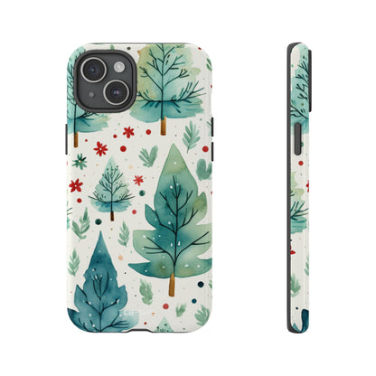 Joyful Evergreen Dance - iPhone Case