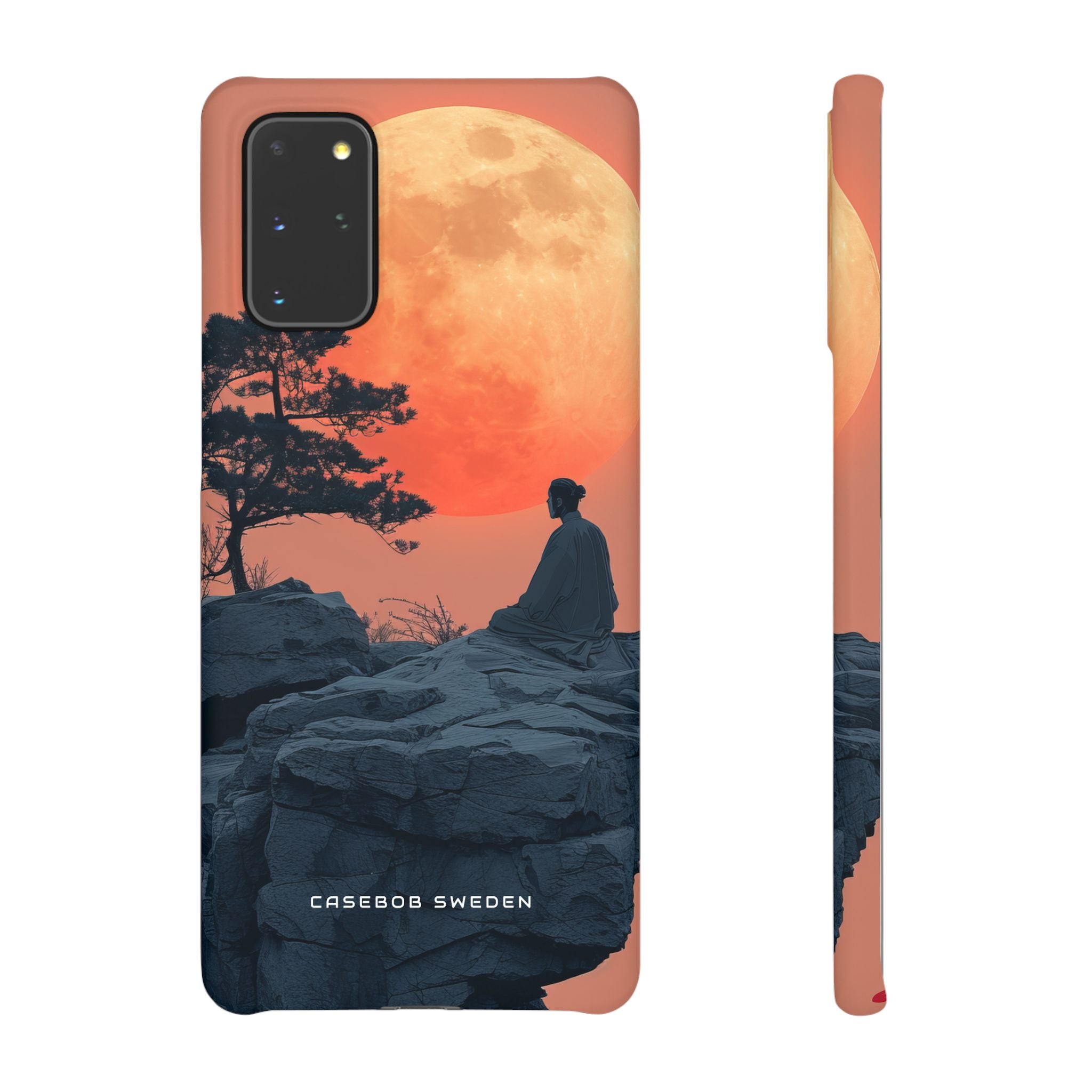 Zen Tranquility Under a Red Moon Samsung S20 - Slim Phone Case