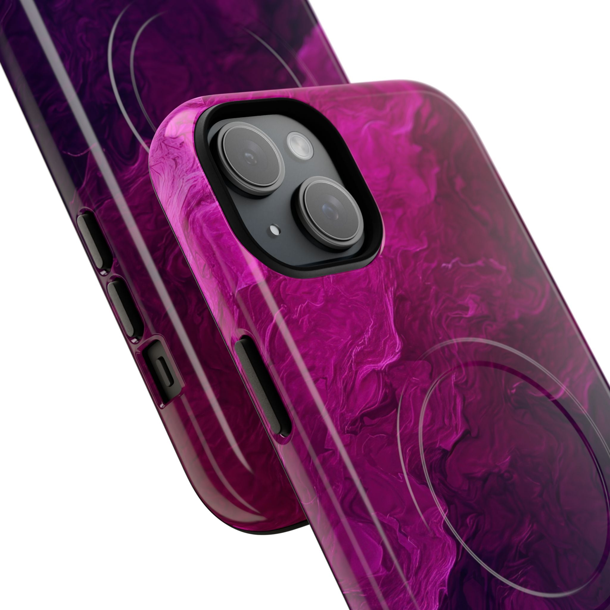 Violet Swirl iPhone 15 Plus Case - Tough+