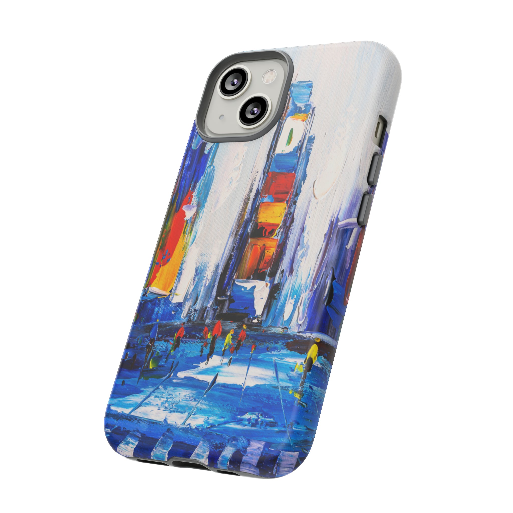 Oil Painting - City View of New York - Protective Phone Case