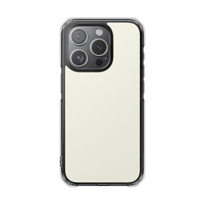 Ivory Color | Phone Case for iPhone (Clear Impact Case - Magnetic)