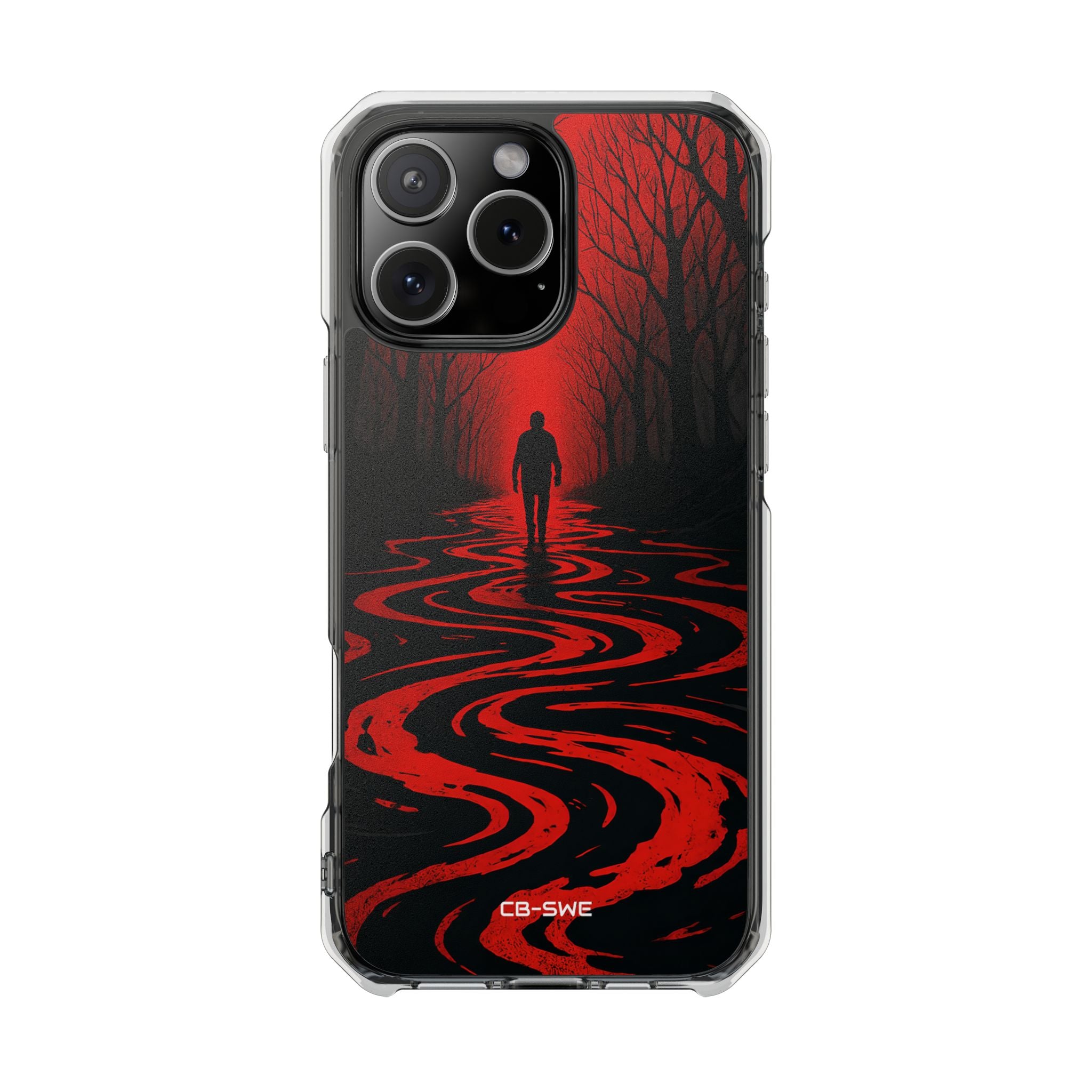 Red Path Mystery iPhone Case - Impact