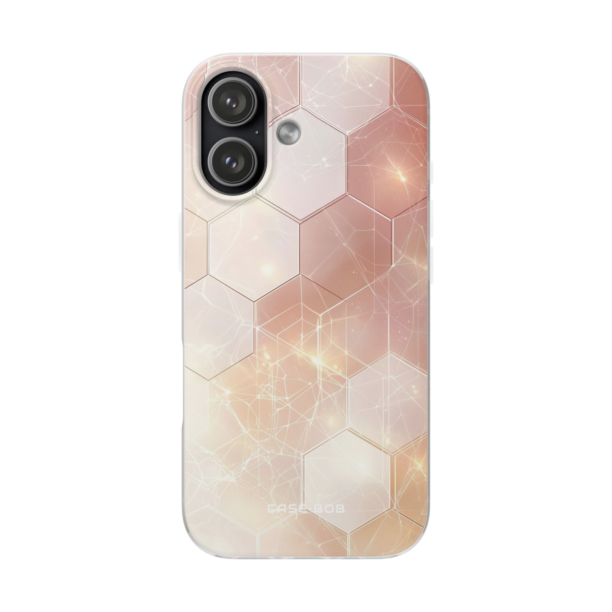 Honeycomb Glow iPhone 17 Case - Soft