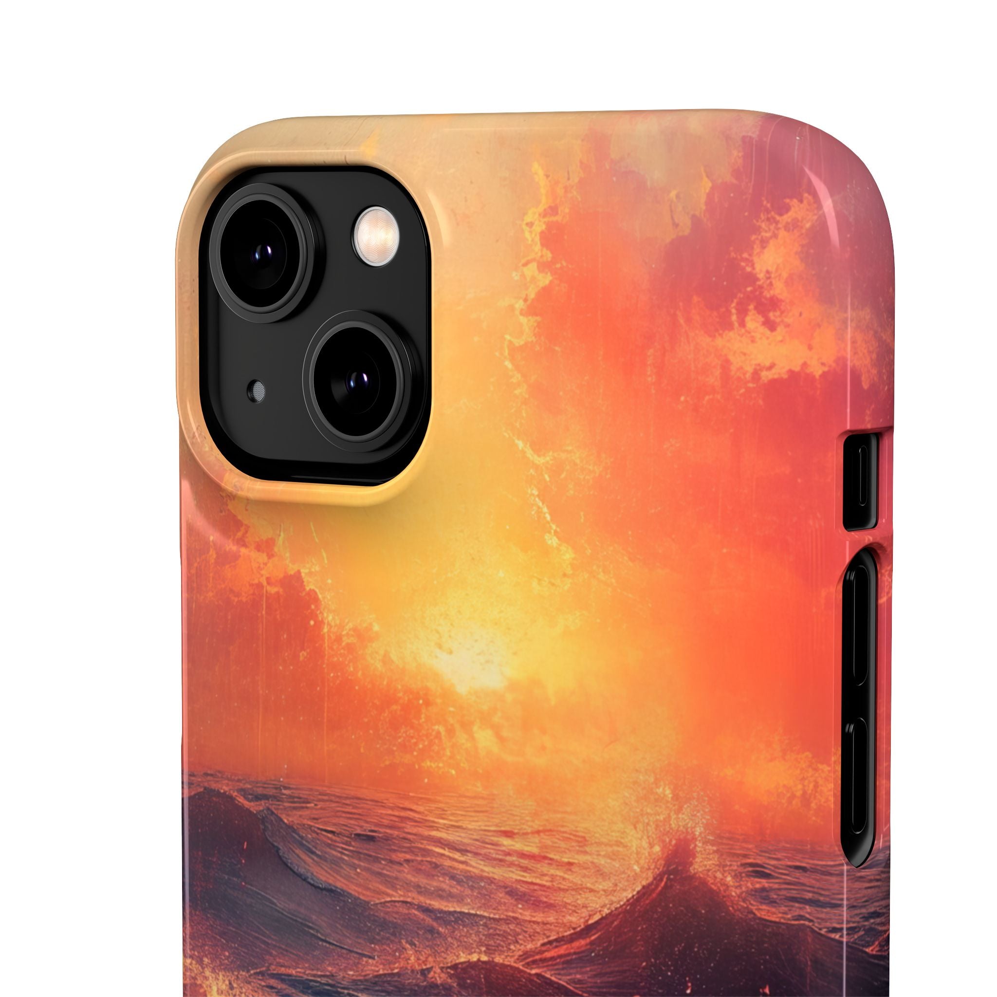 Ocean Sunset Waves - Slim iPhone 14 Phone Case