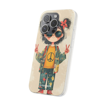 Peace Pigtails iPhone 15 Pro Case - Soft