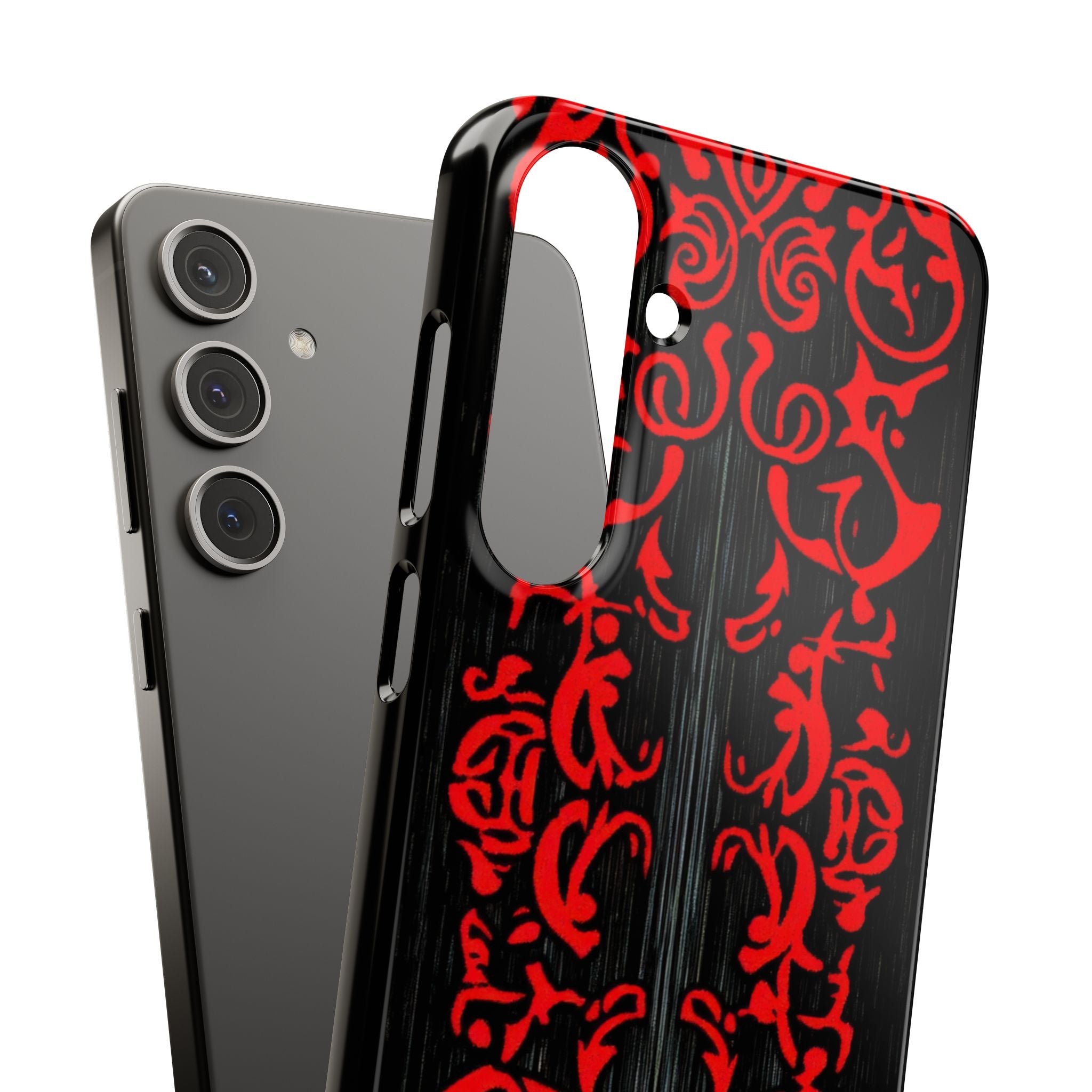 Gothic Crimson Symmetry Samsung S24 - Slim Phone Case