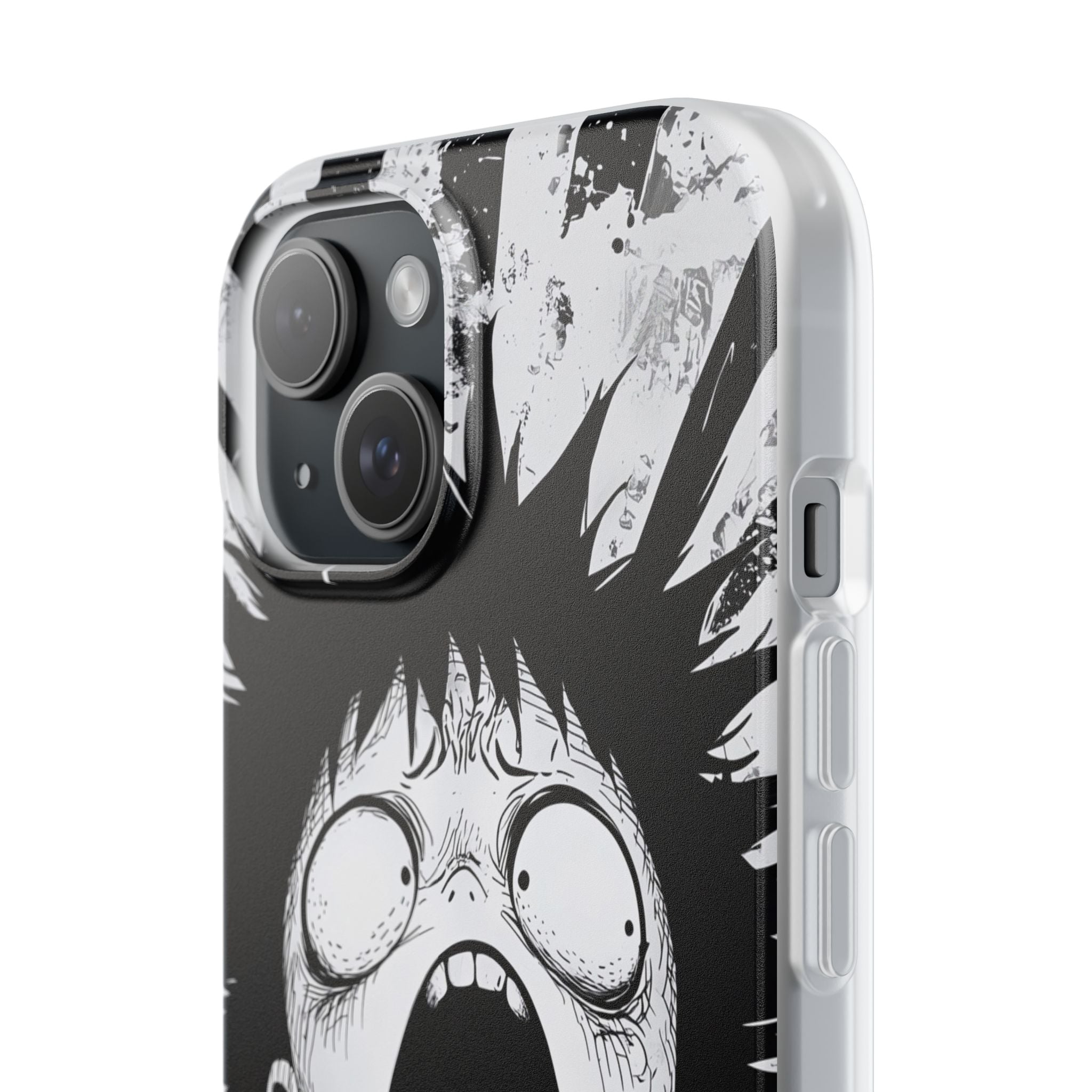 Screaming Stripes iPhone 15 Case - Soft