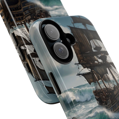 Ship Faces Waves - iPhone Case