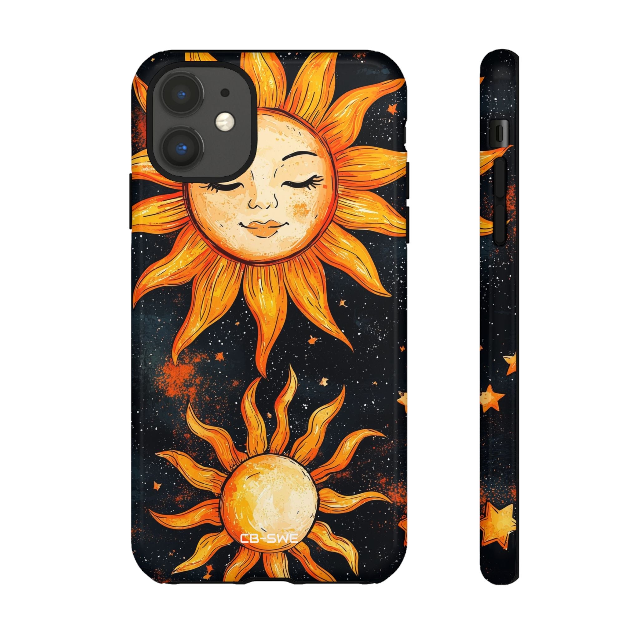 Celestial Suns Dance - iPhone Case