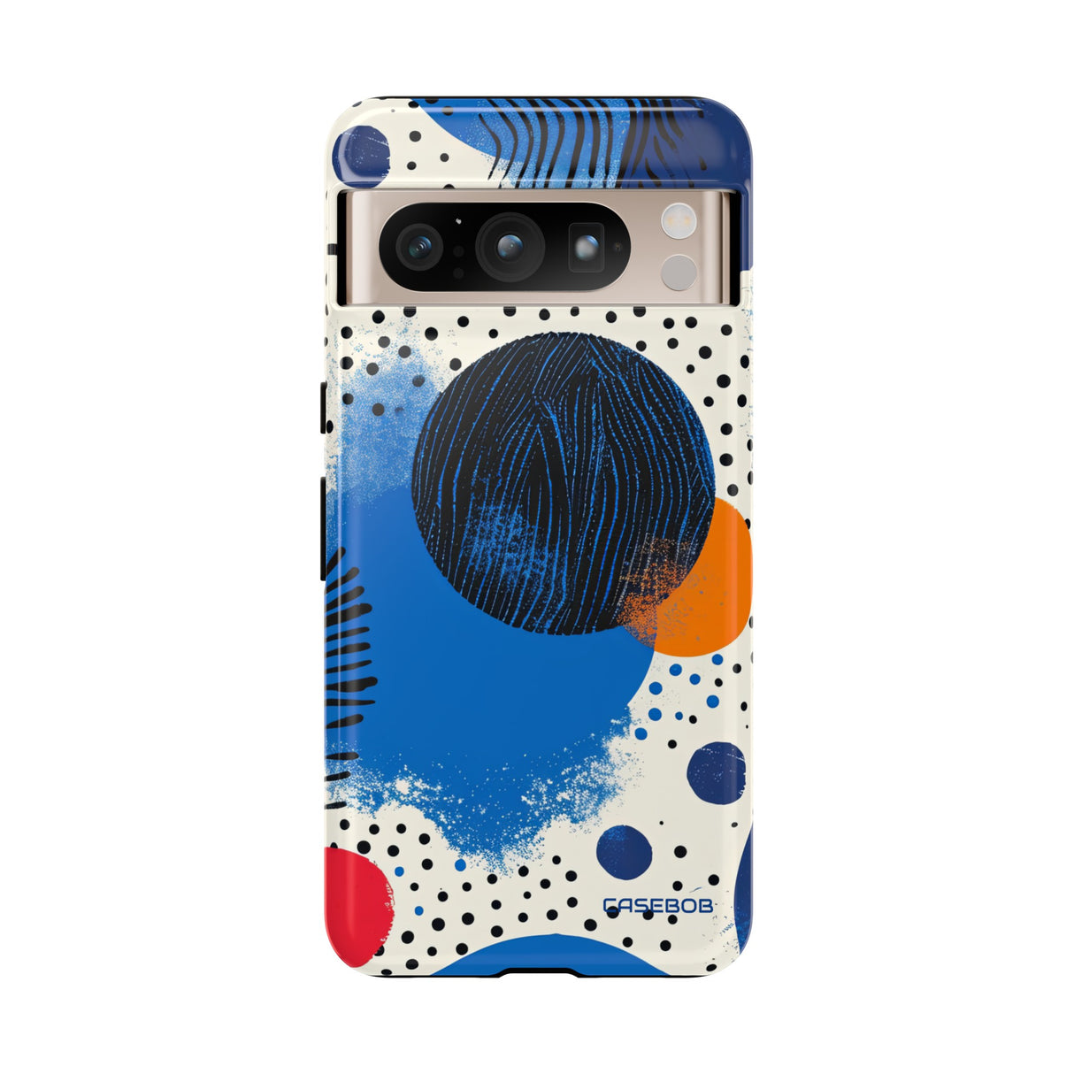 Blue Tranquil Geometry - Protective Phone Case