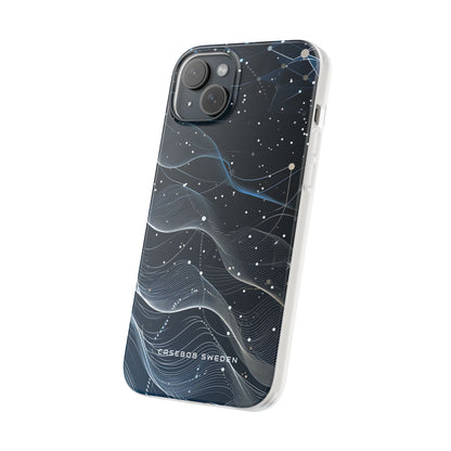 Gradient Neural Waves iPhone 15 - Flexi Phone Case