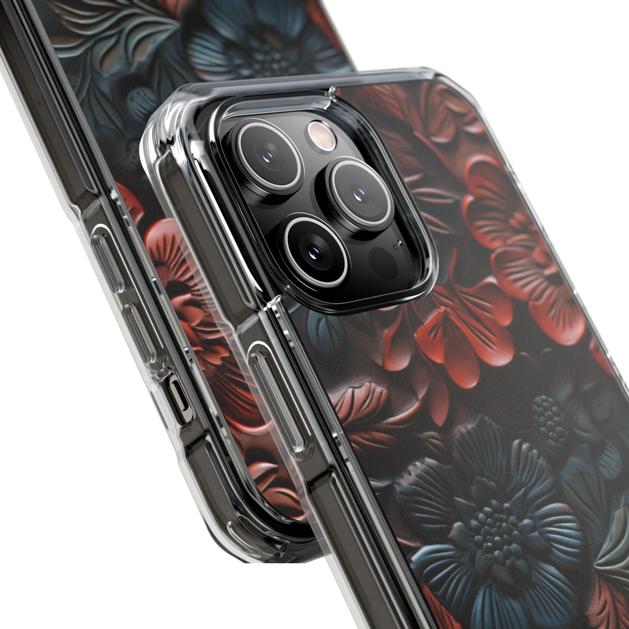 Sculpted Floral Elegance iPhone Case - Impact