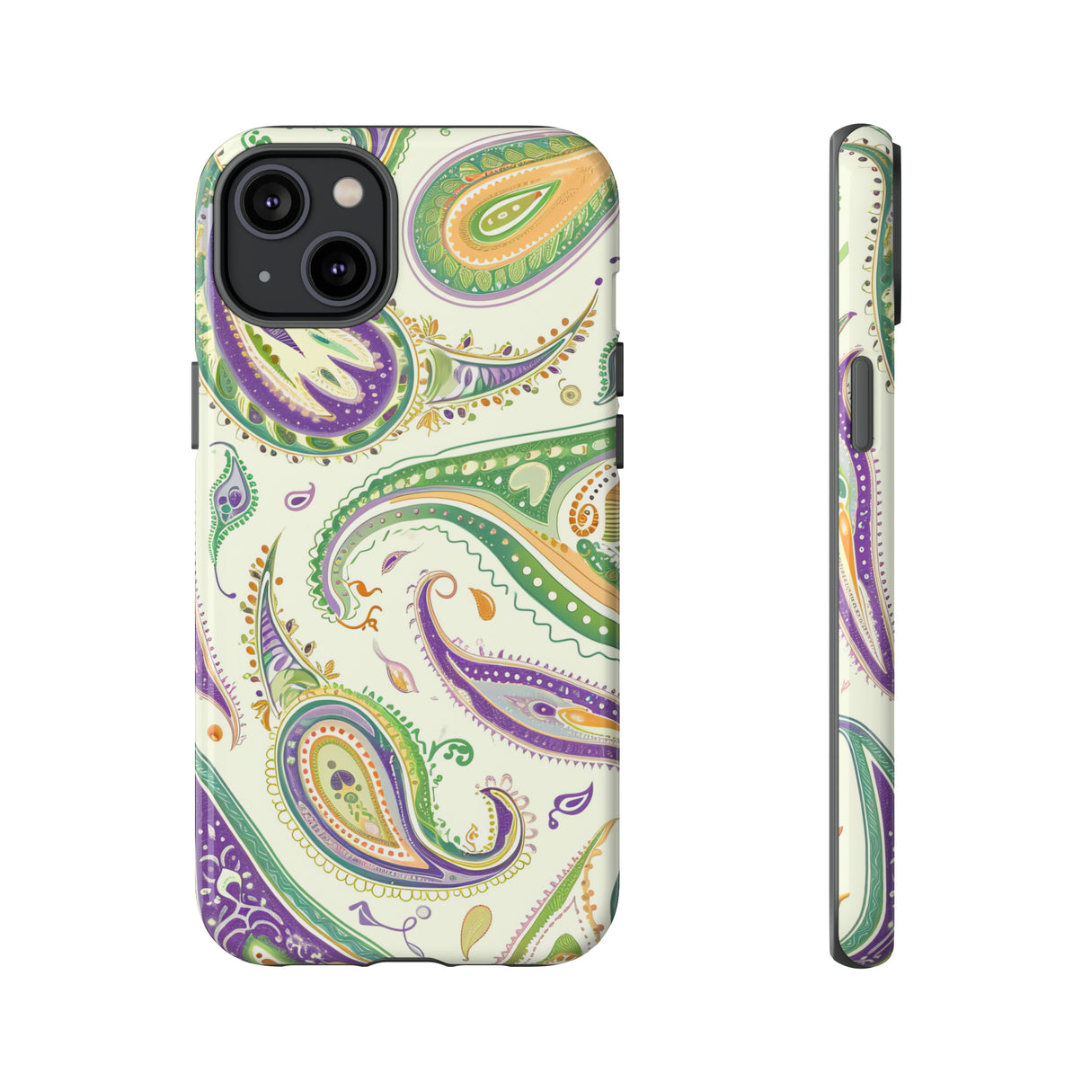 Paisley Pastell Eleganz - Schutzhülle fürs Handy