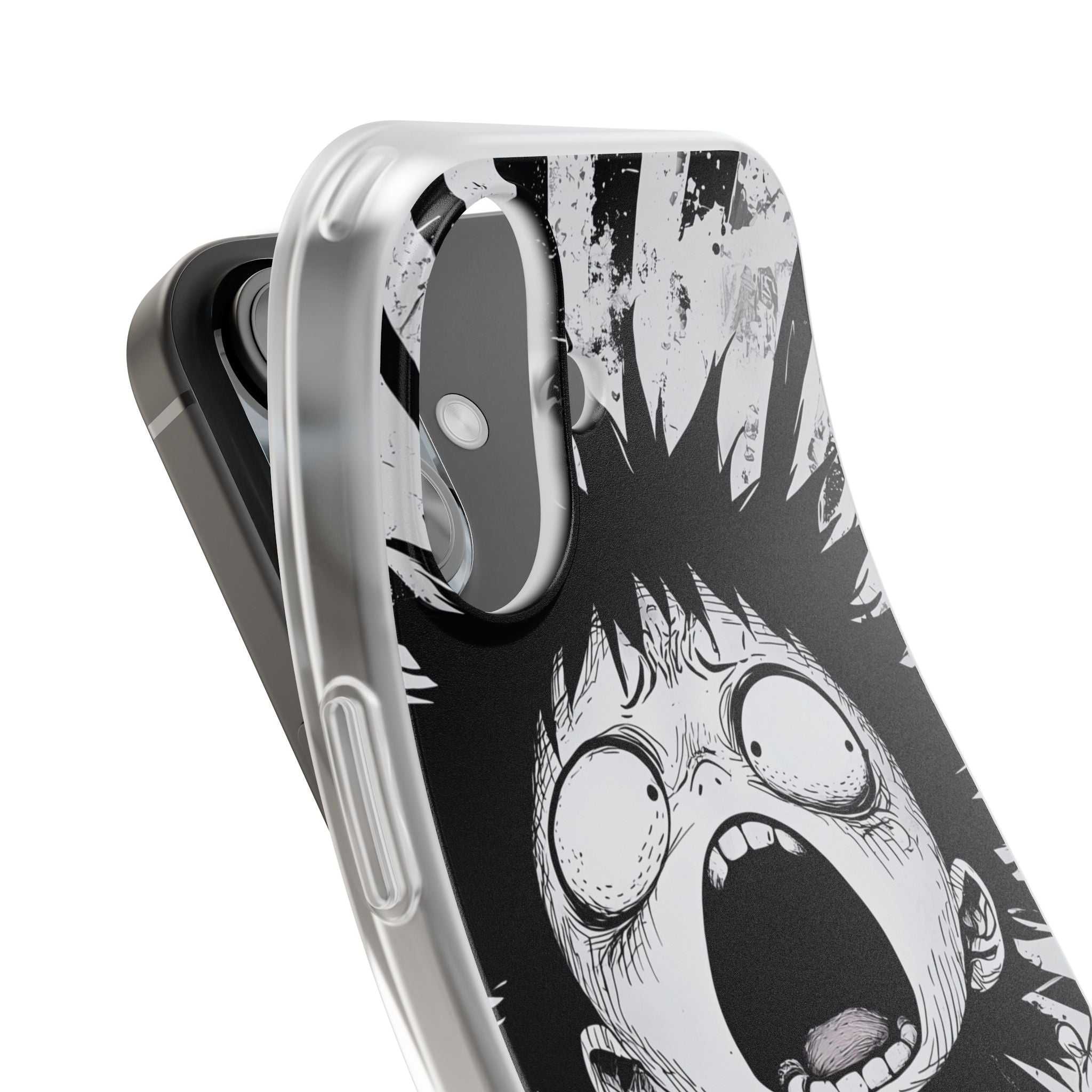 Screaming Stripes iPhone 16 Case - Soft