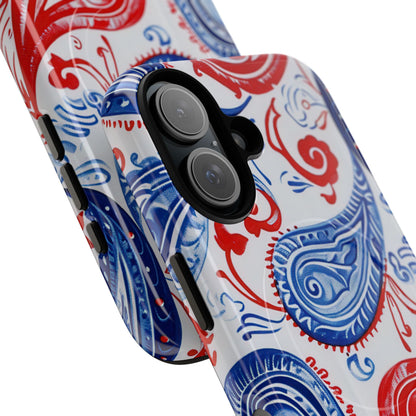 Vibrant Paisley Swirls iPhone 16 - Tough+