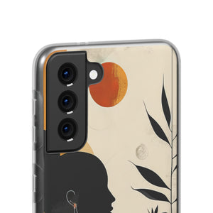 Modern Silhouette Tranquility | Flexible Phone Case for Samsung Galaxy