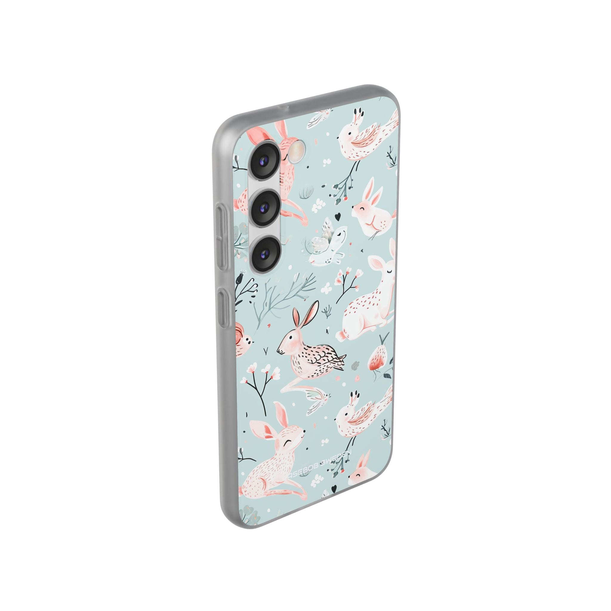 Whimsical Bunny Blossom - Flexi Samsung S23 Phone Case