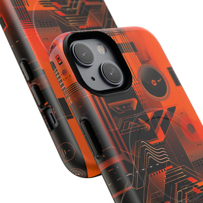 Gradient Circuitburst iPhone 14 | Tough+ Phone Case