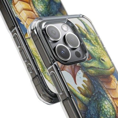 Green Dragon Smiles iPhone Case - Impact