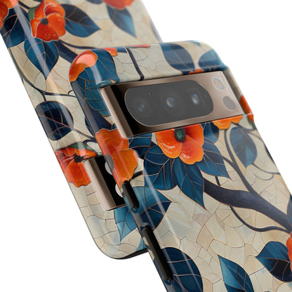 Orange Blossoms Mosaic Harmony Google Pixel 8 - Tough Phone Case